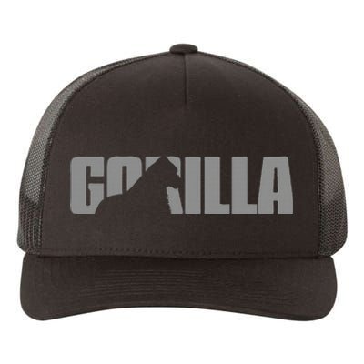 Gorilla Lover Apparel Animal Great Ape Gorilla Yupoong Adult 5-Panel Trucker Hat