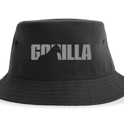 Gorilla Lover Apparel Animal Great Ape Gorilla Sustainable Bucket Hat