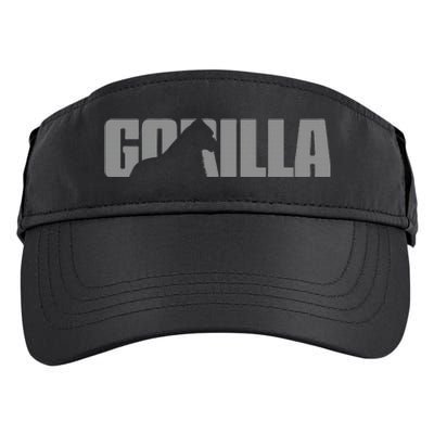 Gorilla Lover Apparel Animal Great Ape Gorilla Adult Drive Performance Visor