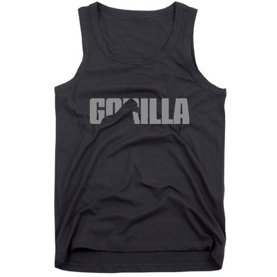 Gorilla Lover Apparel Animal Great Ape Gorilla Tank Top