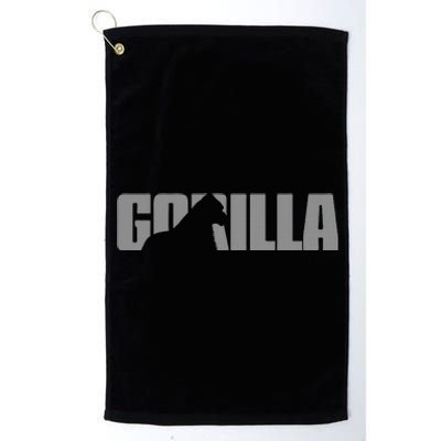 Gorilla Lover Apparel Animal Great Ape Gorilla Platinum Collection Golf Towel