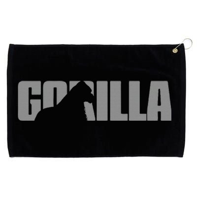 Gorilla Lover Apparel Animal Great Ape Gorilla Grommeted Golf Towel