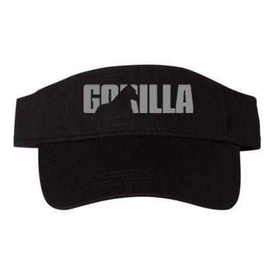 Gorilla Lover Apparel Animal Great Ape Gorilla Valucap Bio-Washed Visor