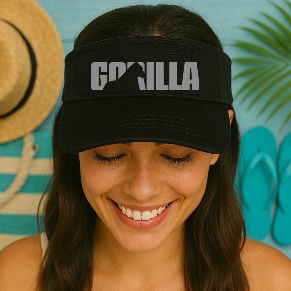 Gorilla Lover Apparel Animal Great Ape Gorilla Visor