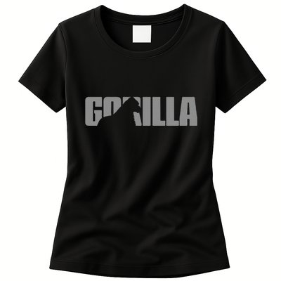Gorilla Lover Apparel Animal Great Ape Gorilla Womens T-Shirt