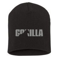 Gorilla Lover Apparel Animal Great Ape Gorilla Short Acrylic Beanie