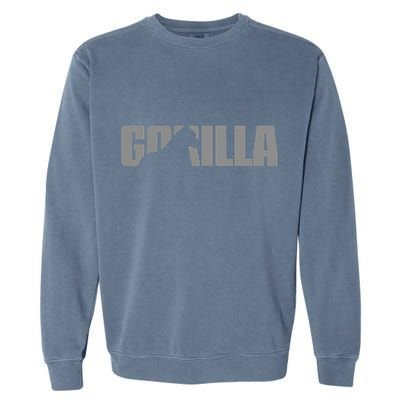 Gorilla Lover Apparel Animal Great Ape Gorilla Garment-Dyed Sweatshirt