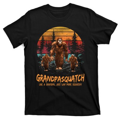 Grandpasquatch Like A Grandpa Just Way More Squatchy Retro T-Shirt