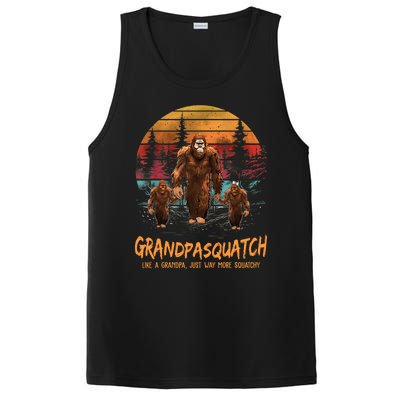 Grandpasquatch Like A Grandpa Just Way More Squatchy Retro PosiCharge Competitor Tank