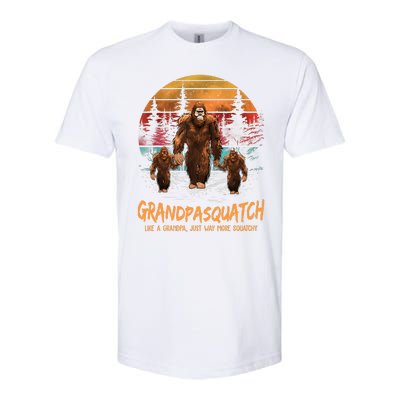 Grandpasquatch Like A Grandpa Just Way More Squatchy Retro Softstyle CVC T-Shirt