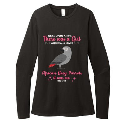 Girl Loves African Grey Parrot Dog Gift Mom Great Gift Womens CVC Long Sleeve Shirt