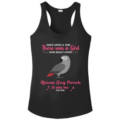 Girl Loves African Grey Parrot Dog Gift Mom Great Gift Ladies PosiCharge Competitor Racerback Tank