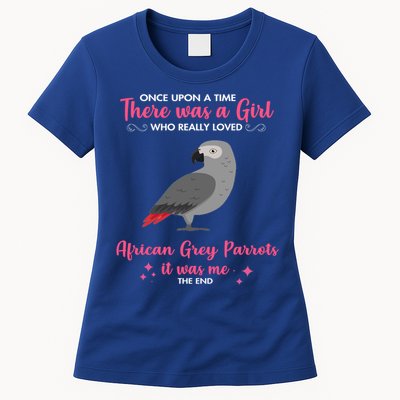 Girl Loves African Grey Parrot Dog Gift Mom Great Gift Women's T-Shirt