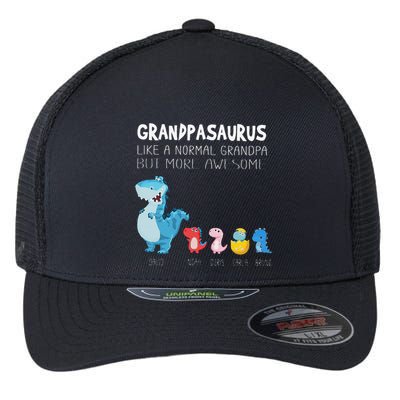 Grandpasaurus Like A Normal Grandpa But More Awesome Flexfit Unipanel Trucker Cap