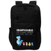 Grandpasaurus Like A Normal Grandpa But More Awesome Impact Tech Backpack