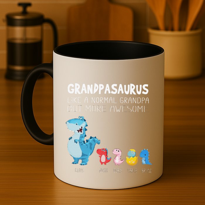 Grandpasaurus Like A Normal Grandpa But More Awesome Mug