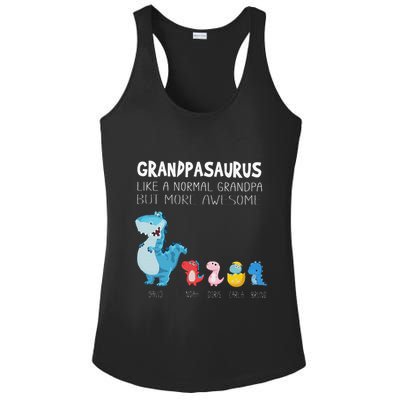 Grandpasaurus Like A Normal Grandpa But More Awesome Ladies PosiCharge Competitor Racerback Tank