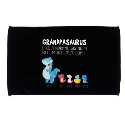 Grandpasaurus Like A Normal Grandpa But More Awesome Microfiber Hand Towel