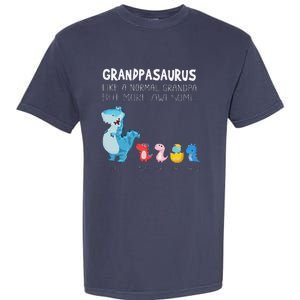 Grandpasaurus Like A Normal Grandpa But More Awesome Garment-Dyed Heavyweight T-Shirt