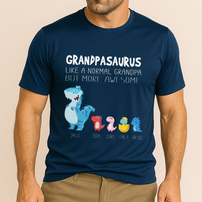 Grandpasaurus Like A Normal Grandpa But More Awesome Performance Shirt