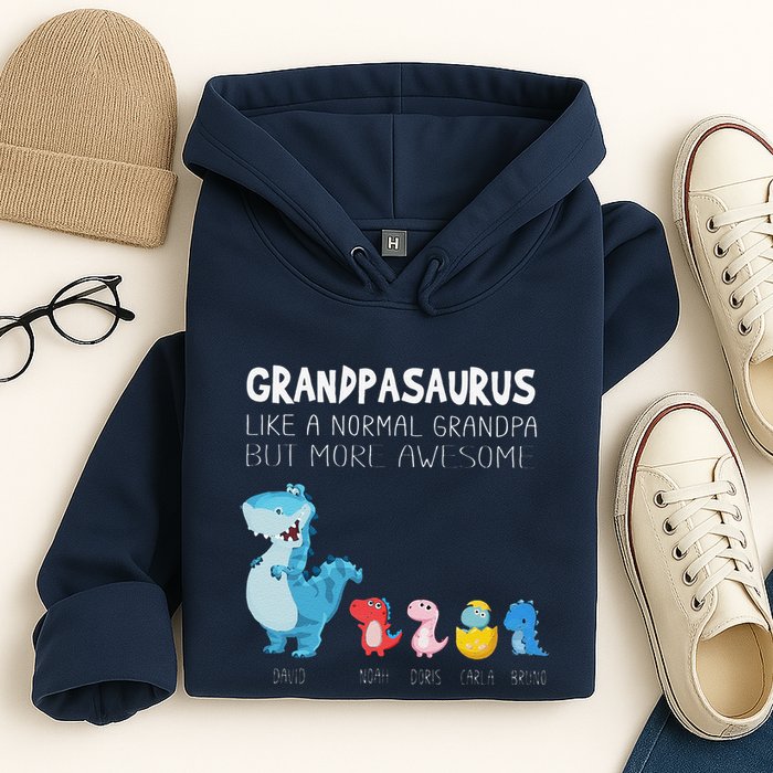Grandpasaurus Like A Normal Grandpa But More Awesome Hoodie