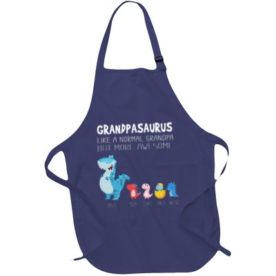 Grandpasaurus Like A Normal Grandpa But More Awesome Full-Length Apron With Pockets