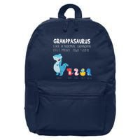 Grandpasaurus Like A Normal Grandpa But More Awesome 16 in Basic Backpack