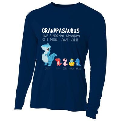 Grandpasaurus Like A Normal Grandpa But More Awesome Cooling Performance Long Sleeve Crew