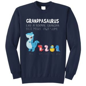 Grandpasaurus Like A Normal Grandpa But More Awesome Tall Sweatshirt