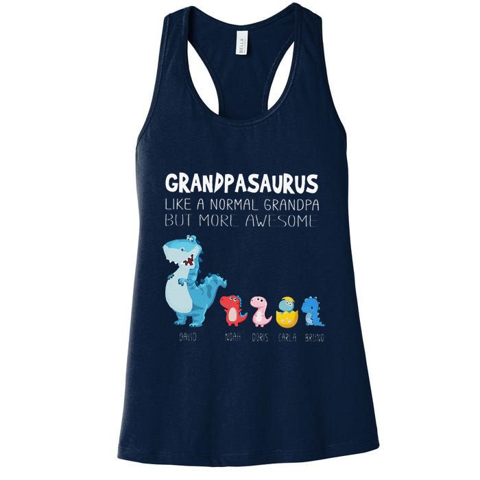 Grandpasaurus Like A Normal Grandpa But More Awesome Womens Tank Top