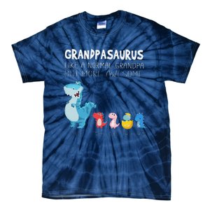 Grandpasaurus Like A Normal Grandpa But More Awesome Tie-Dye T-Shirt