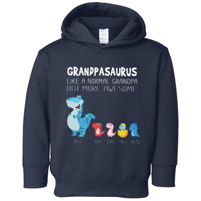 Grandpasaurus Like A Normal Grandpa But More Awesome Toddler Hoodie