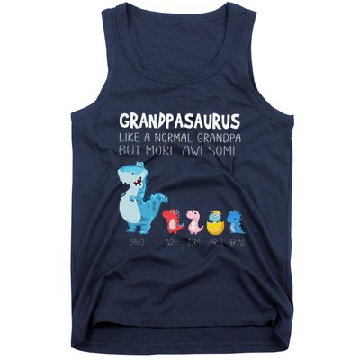 Grandpasaurus Like A Normal Grandpa But More Awesome Tank Top