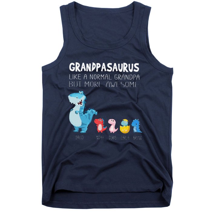 Grandpasaurus Like A Normal Grandpa But More Awesome Tank Top