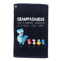 Grandpasaurus Like A Normal Grandpa But More Awesome Golf Towel
