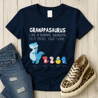 Grandpasaurus Like A Normal Grandpa But More Awesome Womens T-Shirt
