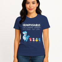 Grandpasaurus Like A Normal Grandpa But More Awesome Womens T-Shirt