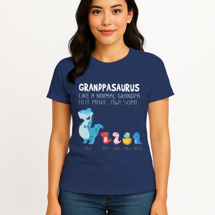Grandpasaurus Like A Normal Grandpa But More Awesome Womens T-Shirt