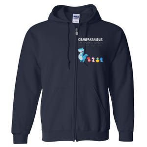 Grandpasaurus Like A Normal Grandpa But More Awesome Full Zip Hoodie