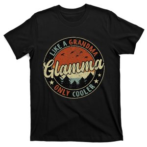 Glamma Like A Grandma Only Cooler Retro Mother's Day T-Shirt