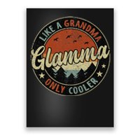 Glamma Like A Grandma Only Cooler Retro Mother's Day Poster