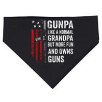 Gunpa Like A Normal Grandpa But More Fun And Owns Guns USA-Made Doggie Bandana