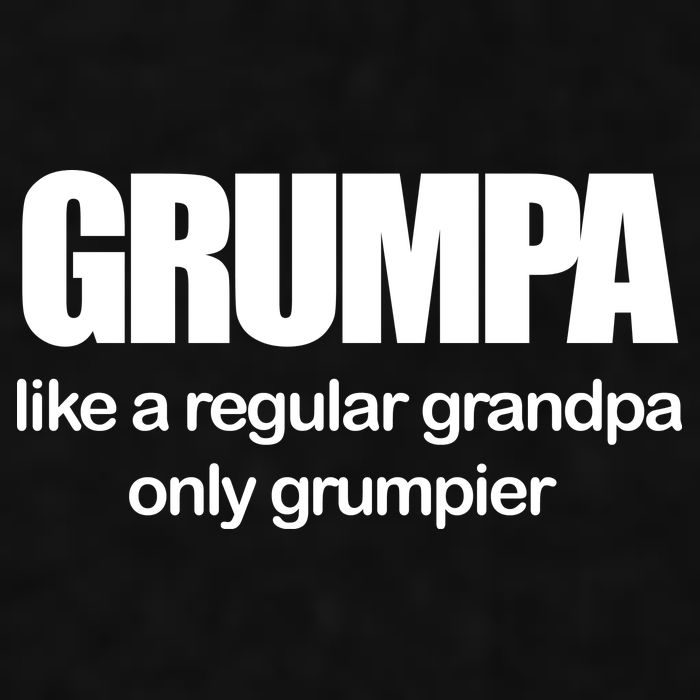Grumpa Like A Regular Grandpa Only Grumpier Ladies PosiCharge Tri-Blend Wicking Tank