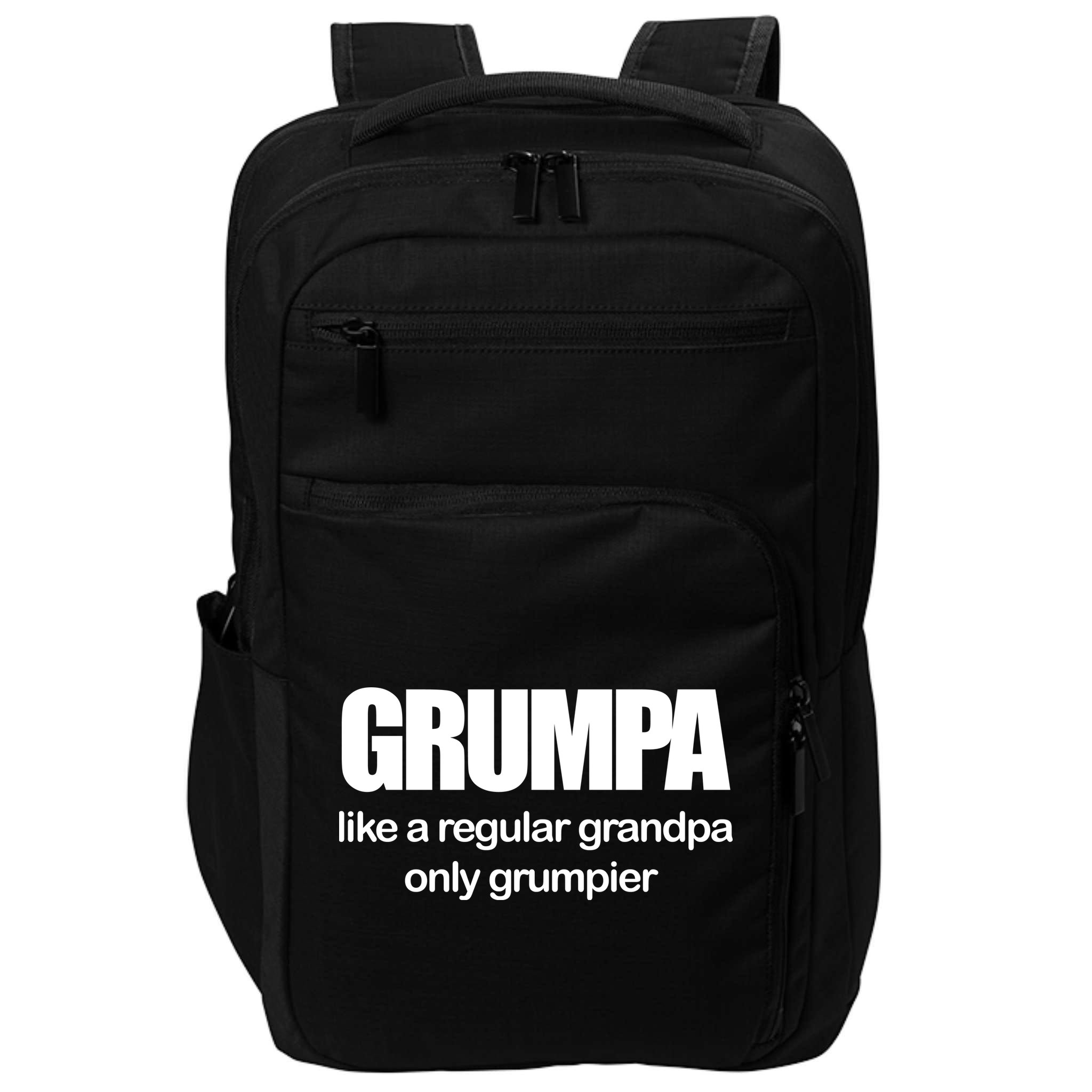 Grumpa Like A Regular Grandpa Only Grumpier Impact Tech Backpack
