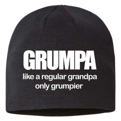 Grumpa Like A Regular Grandpa Only Grumpier Sustainable Beanie