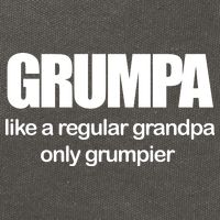 Grumpa Like A Regular Grandpa Only Grumpier Cotton Canvas Backpack