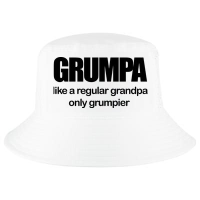 Grumpa Like A Regular Grandpa Only Grumpier Cool Comfort Performance Bucket Hat
