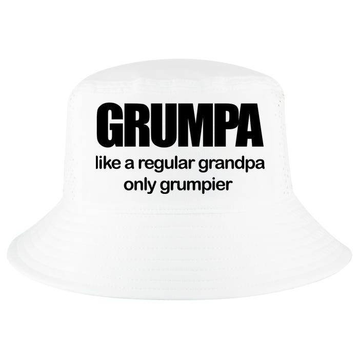 Grumpa Like A Regular Grandpa Only Grumpier Cool Comfort Performance Bucket Hat