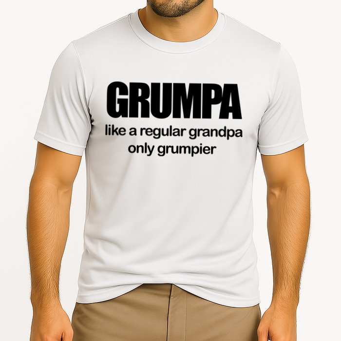 Grumpa Like A Regular Grandpa Only Grumpier Performance Shirt