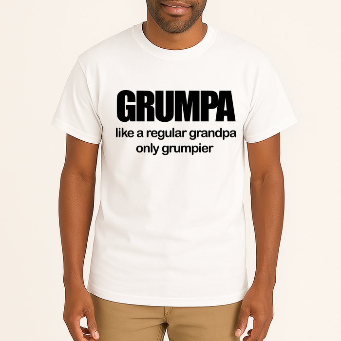 Grumpa Like A Regular Grandpa Only Grumpier Tall T-Shirt